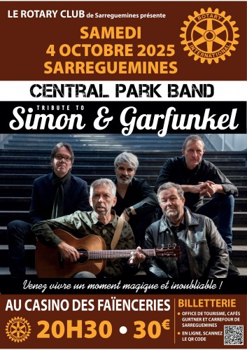 Concert de Central Park Band : Tribute to Simon & Garfunkel