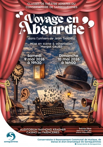Spectacle du Conservatoire : Voyage en Absurdie