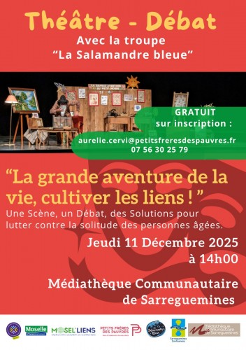 Théâtre-débat : La grande aventure de la vie, cultiver les liens !
