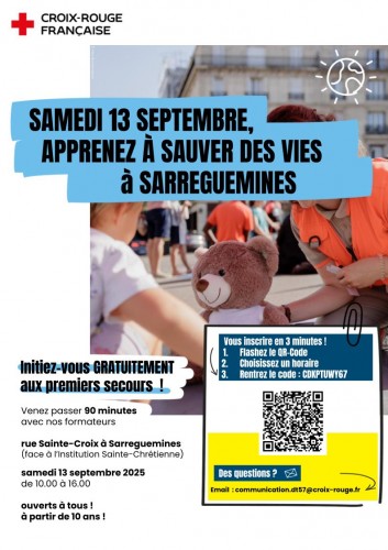 Journée Mondiale des Premiers Secours à Sarreguemines