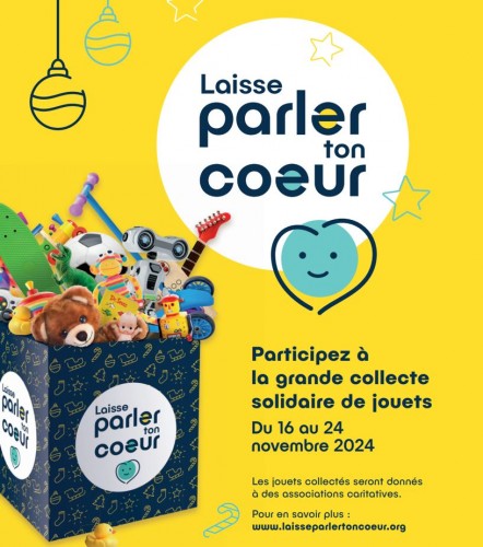 Laisse parler ton cœur : collecte solidaire de jouets