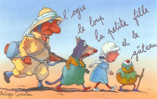 Les grands p'tits lecteurs : L'ogre, le loup, la petite fille et le gâteau