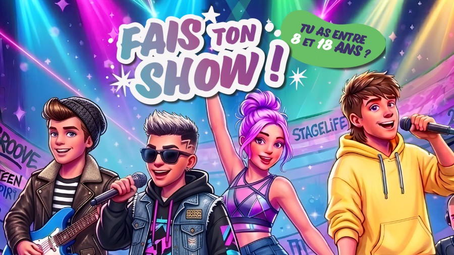 Tu as entre 8 et 18 ans ? Viens faire ton show lors d'une scène ouverte !