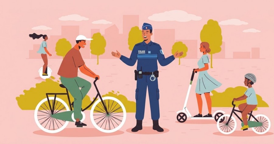 Des op&eacute;rations de pr&eacute;vention pour la mobilit&eacute; douce 