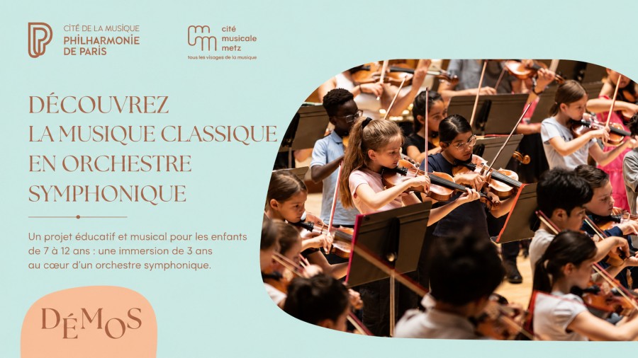 DÉMOS : Découvrir la musique classique en orchestre symphonique pour les 7-12 ans
